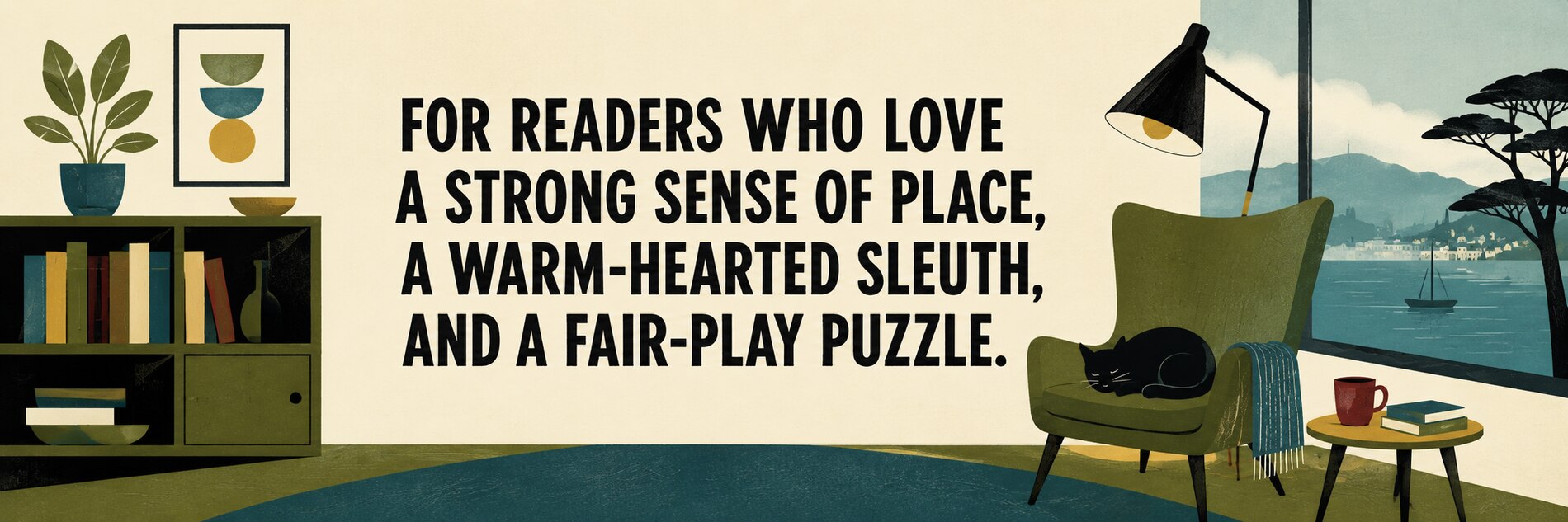 For readers who love a strong sense of place, a warm-hearted sleuth, and a fair-play puzzle