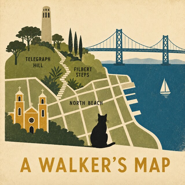 A walker's map of North Beach and Telegraph Hill